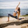 woman doing yoga pose