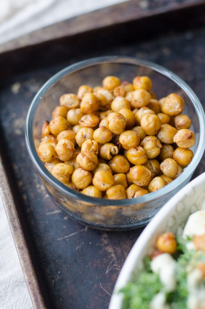 Chickpeas in a bowl.