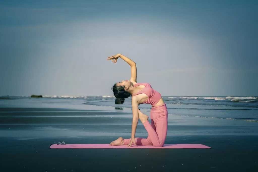 yoga, girl, beautiful-