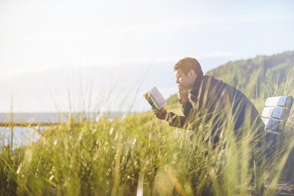 man, bench, grass-1853961.jpg