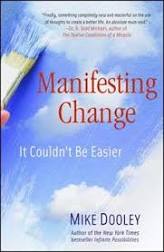 The book cover for the novel "Manifesting Change."